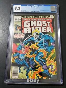 Ghost Rider #29 CGC 9.2! Doctor Strange Meeting Key! 1978 Bronze Marvel