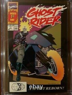 Ghost Rider v2 #1 CUSTOM NEW CGC 9.6 WHITE 1990 Key 1st Danny Ketch, Deathwatch