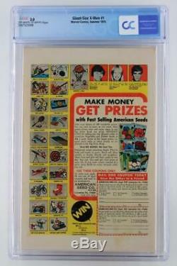 Giant-Size X-Men #1- CGC 3.0 GD/VG -Marvel 1975- 1st App New X-Men/2nd Wolverine