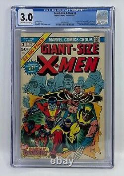 Giant Size X-Men #1 CGC 3.0 Marvel 1975 1st Storm Nightcrawler 2nd Wolverine