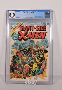 Giant Size X-Men 1 Marvel 1975 CGC 8.0 Storm Colossus Wolverine Uncanny