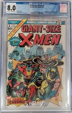 Giant Size X-men #1 1st Storm, Colossus, Nightcrawler, 2nd Wolverine Cgc 8.0