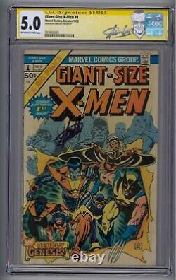Giant-size X-men #1 Ss Cgc 5.0 1st App New X-men 2nd Full App Wolverine Stan Lee