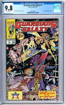 Guardians Of The Galaxy 1 CGC Graded 9.8 NM/MT Marvel Comics 1990