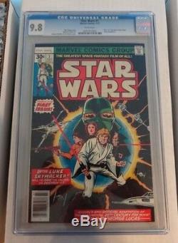 Highest Graded Star Wars Comics Complete Set All Graded 9.8 #1 -107 Cgc & More