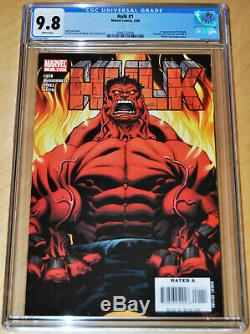 Hulk #1 CGC 9.8 (WHITE PAGES) First appearance of Red Hulk! SUPER HOT KEY COMIC