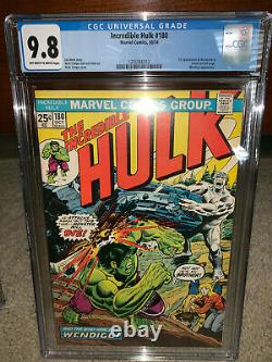 Hulk #180 9.8 1974 1st Wolverine in Cameo! X-Men Before #180 Rare K10 112 cm