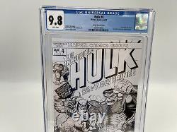 Hulk #4 Arthur Adams Sketch Variant CGC 9.8 181 Homage LTD 500 Marvel 2022