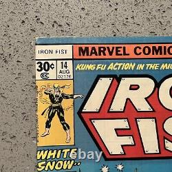 IRON FIST #14 1975 1st Sabretooth NEWSSTAND Marvel CGC It