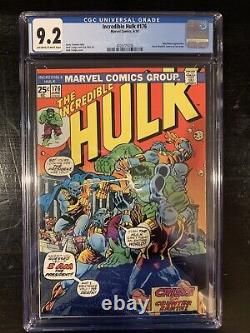 Incredible Hulk #176 CGC 9.2 (Marvel 1974) Man-Beast appr! Herb Trimpe art