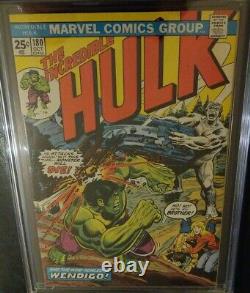 Incredible Hulk #180 CGC 7.0 OWithW 1st Appearance Wolverine in Cameo Marvel Key