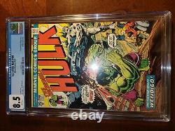 Incredible Hulk #180 CGC 8.5 First (Cameo) appearance of Wolverine MVS intact