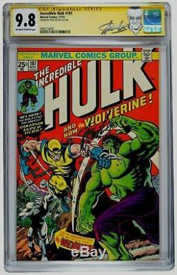 Incredible Hulk #181 9.8 Ss Stan Lee 1st Full App Of Wolverine! #0982156001