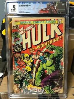 Incredible Hulk #181 Blue Label 0.5 No MVS Avengers Label