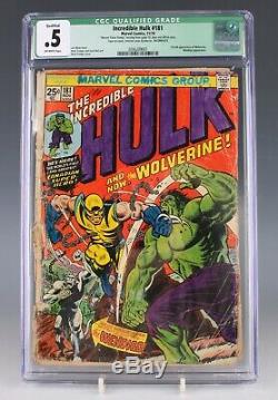 Incredible Hulk #181 CGC 0.5 First Full Appearance of Wolverine