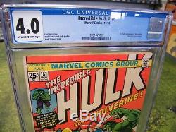 Incredible Hulk #181 CGC 4.0 1st Appearance of Wolverine