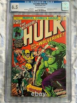 Incredible Hulk 181 CGC 6.5 1st Wolverine Appearance MVS Complete MCU