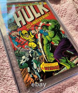 Incredible Hulk 181 CGC 7.0 1ST APP WOLVERINE 1974 Comic Book PRESS CANDIDATE