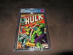 Incredible Hulk 181 CGC 9.0, 1st Full Wolverine, White Pages! Marvel 1974 (MC)