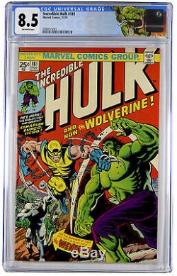 Incredible Hulk #181 Cgc 8.5 1st Appearance Wolverine