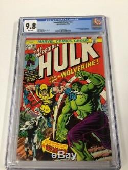 Incredible Hulk 181 Cgc 9.8 White Pages Perfect Centering Gem 1st Wolverine