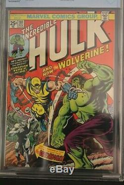 Incredible Hulk 181, First Full Wolverine, CBCS 5.0, not CGC, MVS present