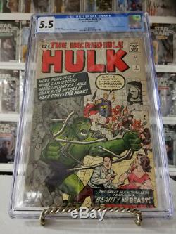 Incredible Hulk (1962) #1-6 CGC 4.5 5.5 6.0 Nice Run! Michalke Collection