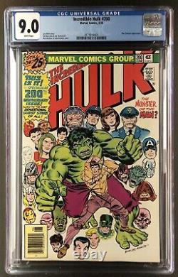 Incredible Hulk #200 CGC 9.0 White Pages Marvel Comics 1976