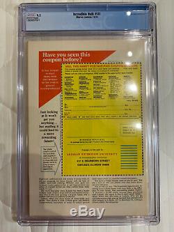 Incredible hulk # 181 CGC 9.2 white Pages