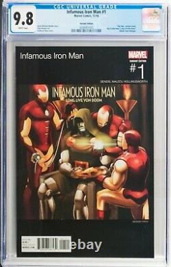 Infamous Iron Man #1 CGC 9.8 Anthony Piper Hip Hop Variant Cover! Big Daddy Kane