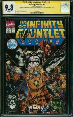 Infinity Gauntlet #1 2 3 4 5 6 CGC 9.8 ENDGAME Signed HIGHEST GRADED TO EXIST SS