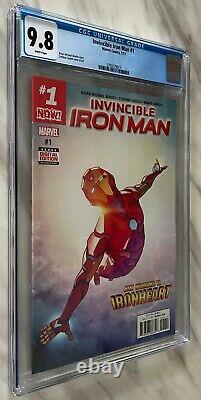 Invincible Iron Man #1 CGC 9.8 1st Ironheart Riri Williams Marvel 2016 NR
