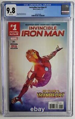 Invincible Iron Man #1 Cgc 9.8 2017 1st Print Riri Williams 1st Solo Series
