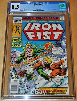 Iron Fist #14 CGC 8.5 (OFF-WHITE TO WHITE PAGES) First appearance of Sabretooth