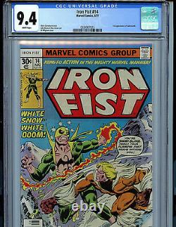 Iron Fist #14 Marvel Comics CGC 9.4 NM 1975 First Sabretooth k3 Amricons