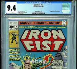 Iron Fist #14 Marvel Comics CGC 9.4 NM 1975 First Sabretooth k3 Amricons
