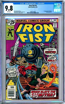 Iron Fist 5 CGC Graded 9.8 NM/MT Marvel Comics 1976