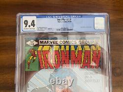 Iron Man #128 (1979, Marvel Comics) CGC 9.4 Demon in a Bottle Classic Cover