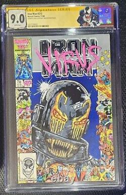 Iron Man #212 CGC SS 9.0 Original Art Virus / Venom Revision Sketch & Signed
