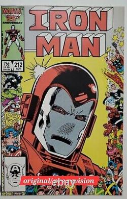 Iron Man #212 CGC SS 9.0 Original Art Virus / Venom Revision Sketch & Signed
