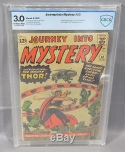 JOURNEY INTO MYSTERY #83 (Thor 1st app & origin) CBCS 3.0 1962 Marvel Comics cgc
