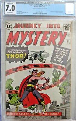 Journey Into Mystery #83 (1st App Of Thor) 1962 Holy Grail Cgc 7.0 High Grade