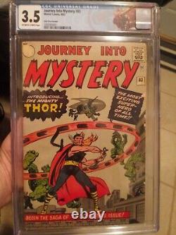 Journey Into Mystery #83 CGC 3.5 OWithW KEY (UK VARIANT) 1st Appearance of Thor