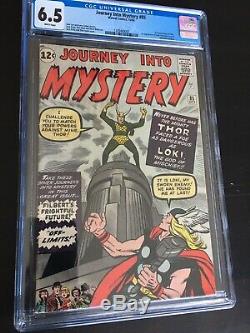 Journey Into Mystery 85 CGC 6.5 WHITE Pgs. 1st Loki No Reserve See My Tos 39