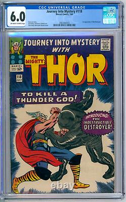 Journey into Mystery 118 CGC Graded 6.0 FN Marvel Comics 1965