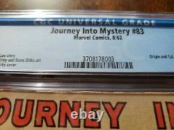 Journey into Mystery #83 CGC 1.5! MAJOR KEY ISSUE! 1st Thor COMPLETE