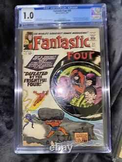 LOT of 4 Graded Marvel Fantastic Four #38, #43, #45, #116 CGC Comic