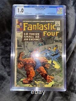 LOT of 4 Graded Marvel Fantastic Four #38, #43, #45, #116 CGC Comic