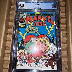 MARVEL AGE #17 (1984) CGC 9.8 1st APPEARANCE TRANSFORMERS WHITE PAGES