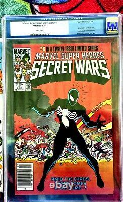 MARVEL SUPER HEROES SECRET WARS #1-12 full run complete-VF-NM-#8 CGC 9.0